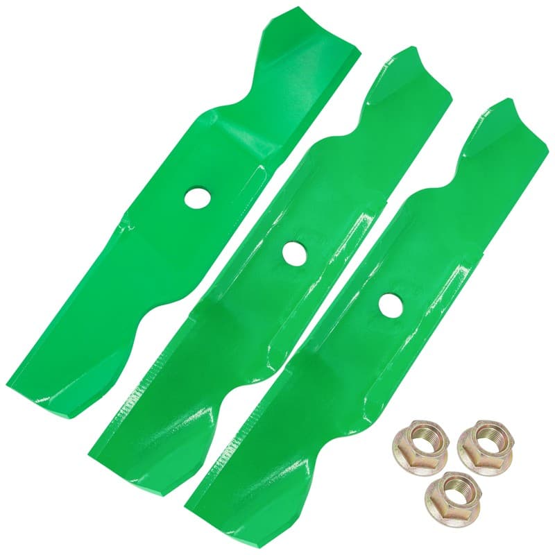 46" Deck Blades w/ Nuts for Cub Cadet 300 321 336 336 446 / 759-3818 & 759-3819