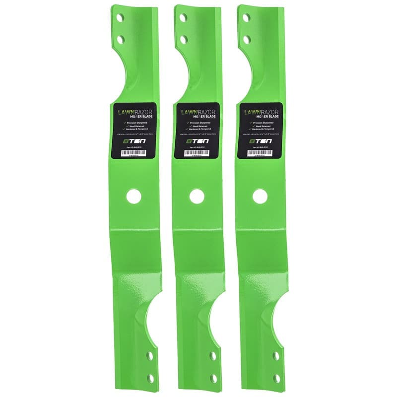 LawnRAZOR Blade for Ariens 03971900 Zoom 50 Zero Turn Notched Medium-Lift 3 Pack