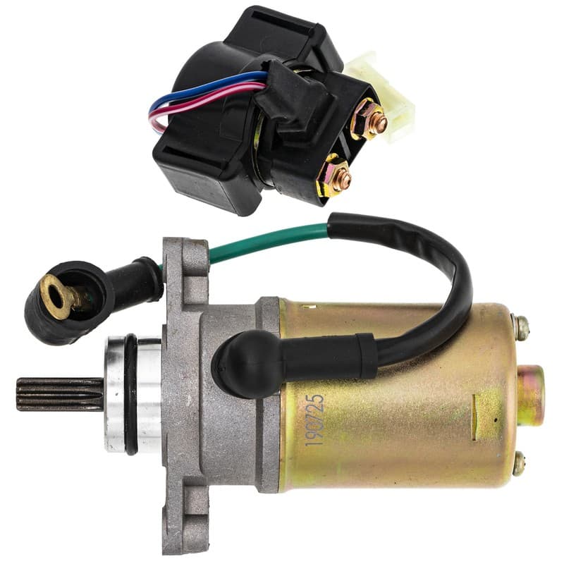 NICHE Starter Motor Solenoid Kit for Yamaha Raptor Badger 80 Champ 100 ATV