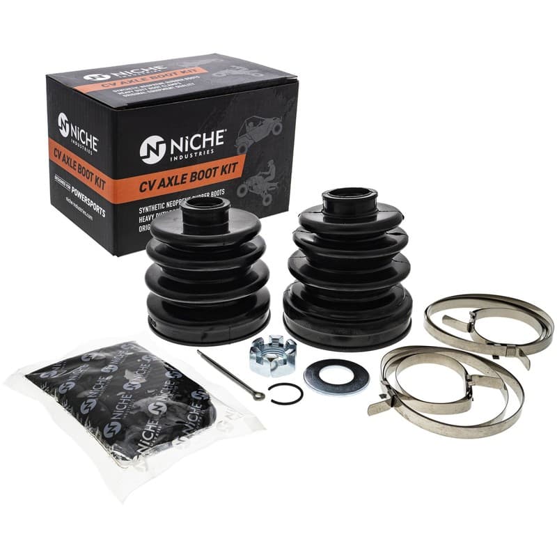 NICHE Rear CV Axle Boot Kit for Polaris Ranger 500 2206523 2206522 UTV