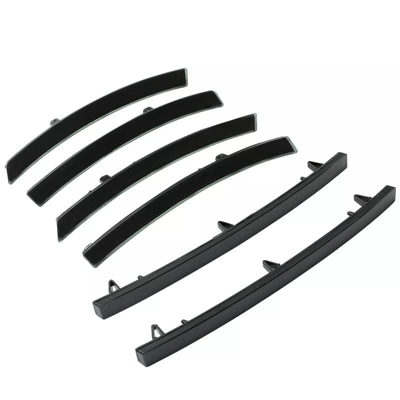 6X LED Side Markers & Rear Bumper Reflector Smoked For Chevy Corvette C7 14-19