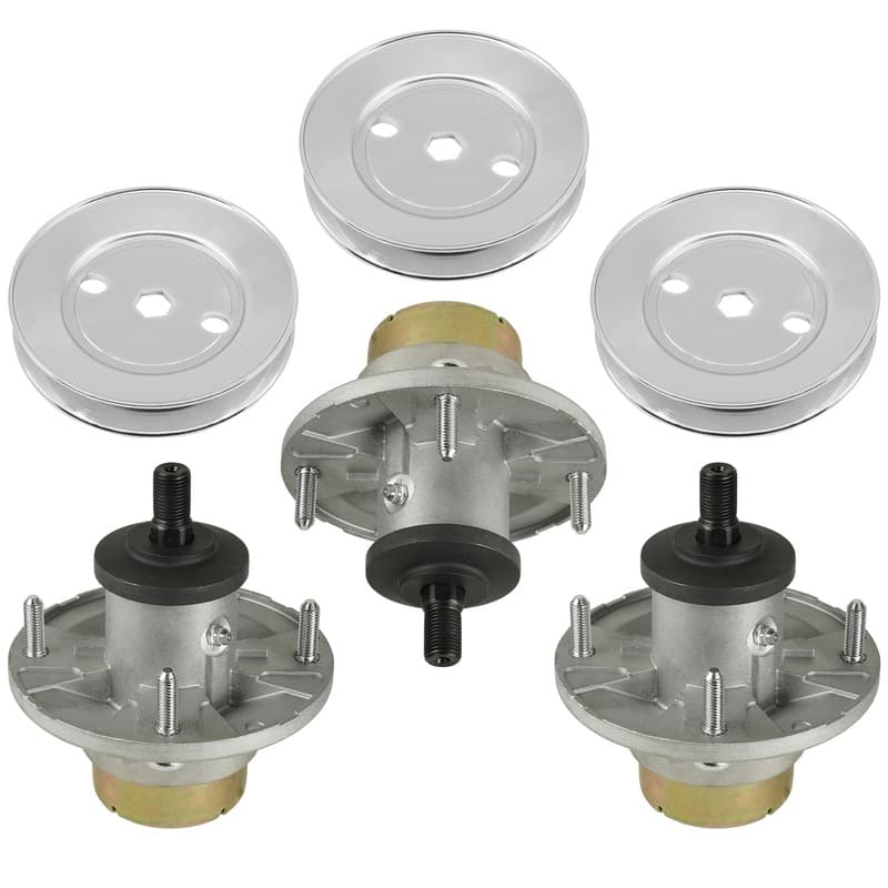 Mower Deck Spindle w/Pulley for John Deere Z515 Z525 Z530 Z535 ZTrak 48" 54" 3x