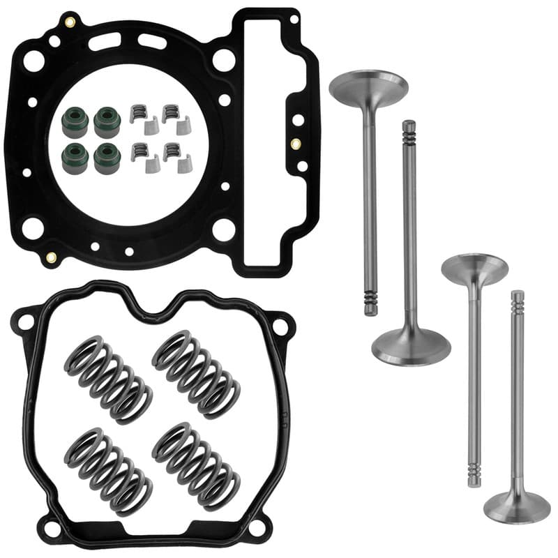 Exhaust & Intake Valve w/Gasket Kit for Can-Am Bombardier Outlander 330 04-2005