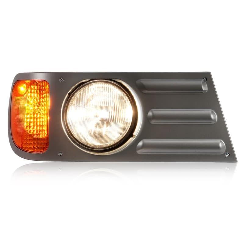 For Mack Granite CV713 Truck Right Side Headlight Corner Light Gray Bezel RH