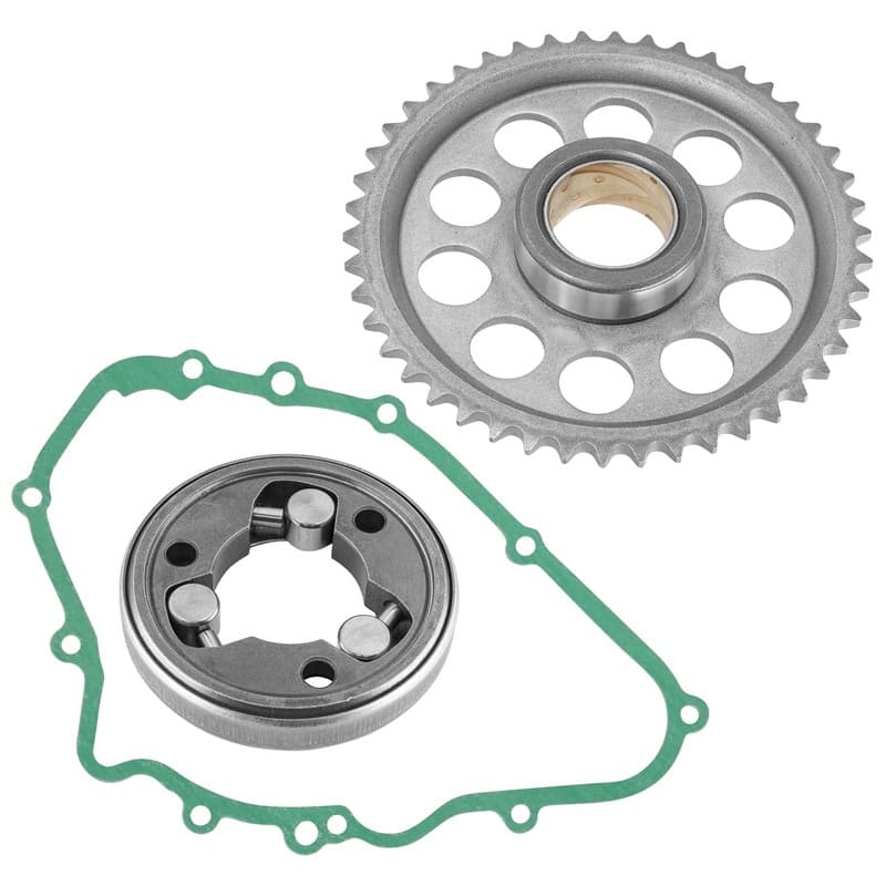 Clutch One Way Sprag Sprocket Gear for Kawasaki Ninja 500 500R EX500 1987-2009