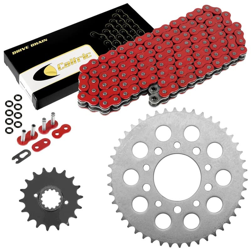 Red O-Ring Drive Chain & Sprockets Kit for Honda CB750F Supersport 1980-1982