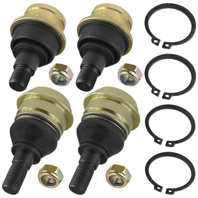 for John Deere XUV Gator 855 D Diesel Front Knuckle Upper Lower Ball Joint x2