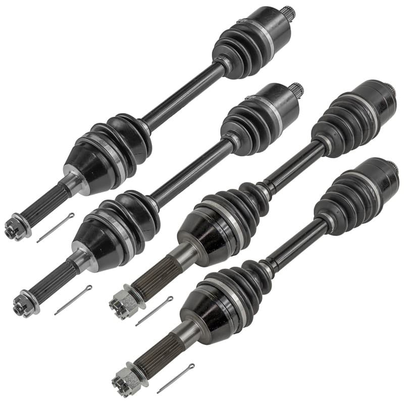 Front & Rear CV Joint Axles For Polaris Sportsman 500 4X4 HO 07-12 Left & Right