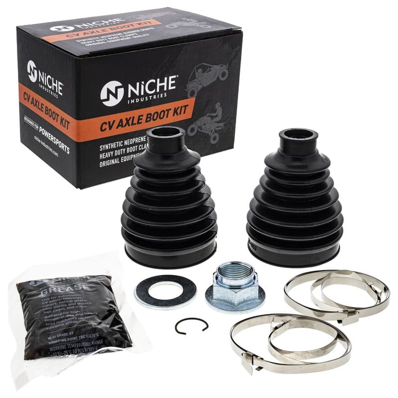 NICHE Front CV Axle Boot Kit for Yamaha Viking 700 Viking VI 1XD-F530X-10-00 UTV