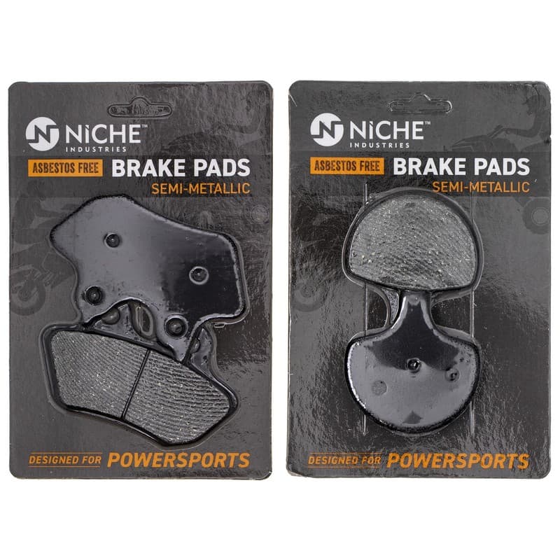 NICHE Brake Pad Set for Harley-Davidson Softail Heritage Complete Semi-Metallic