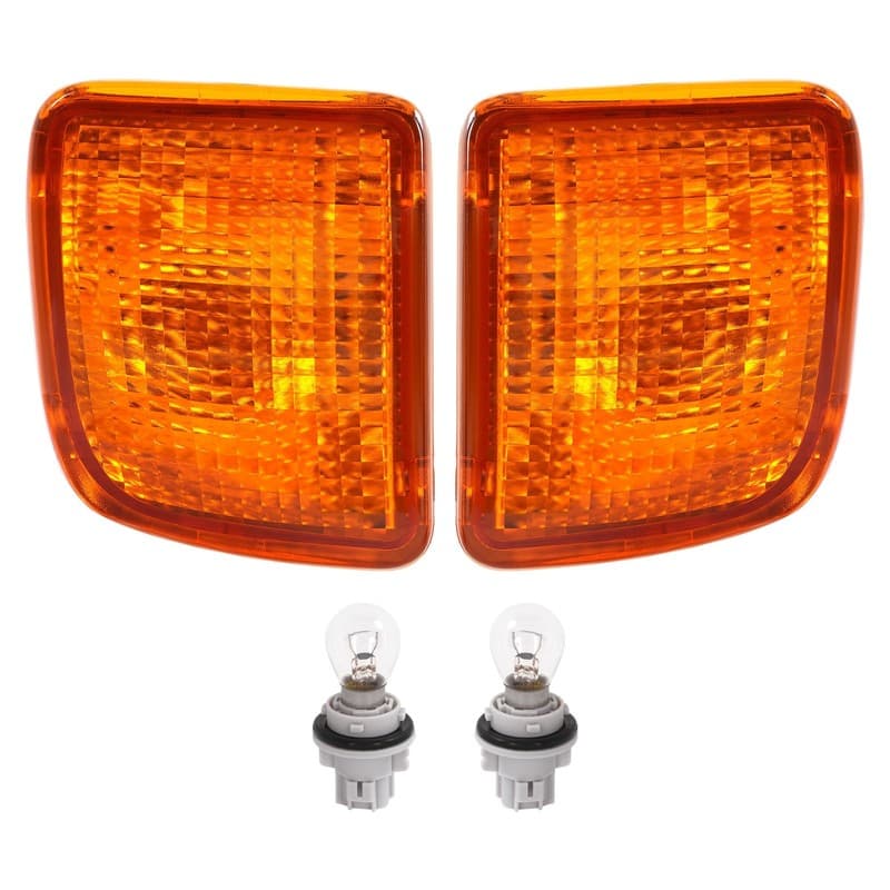 Turn Signal Light For 1998-2000 Toyota Tacoma Pre Runner Amber Lens Left & Right