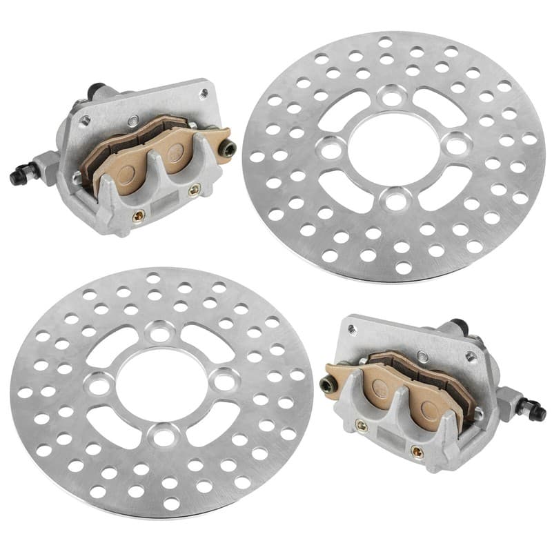 Front Left Right Brake Caliper w/Disc for Yamaha Raptor 700 700R YFM700R 2006-12