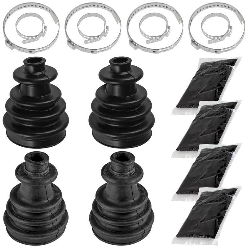 2 Front Axle Inner Outer CV Boot Kit fits Polaris Sportsman 500 400 600 4x4 2005