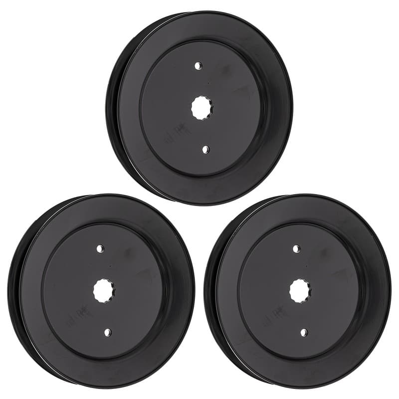 Deck Spindle Pulley Set for Husqvarna GT200 LGT2654 RZ5424 YTH24V48 3-Pack