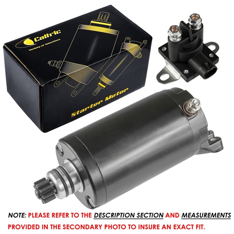Starter & Relay Solenoid for Seadoo GTX 4-Tec Is 1500 2002 2003-2007 Jet Ski