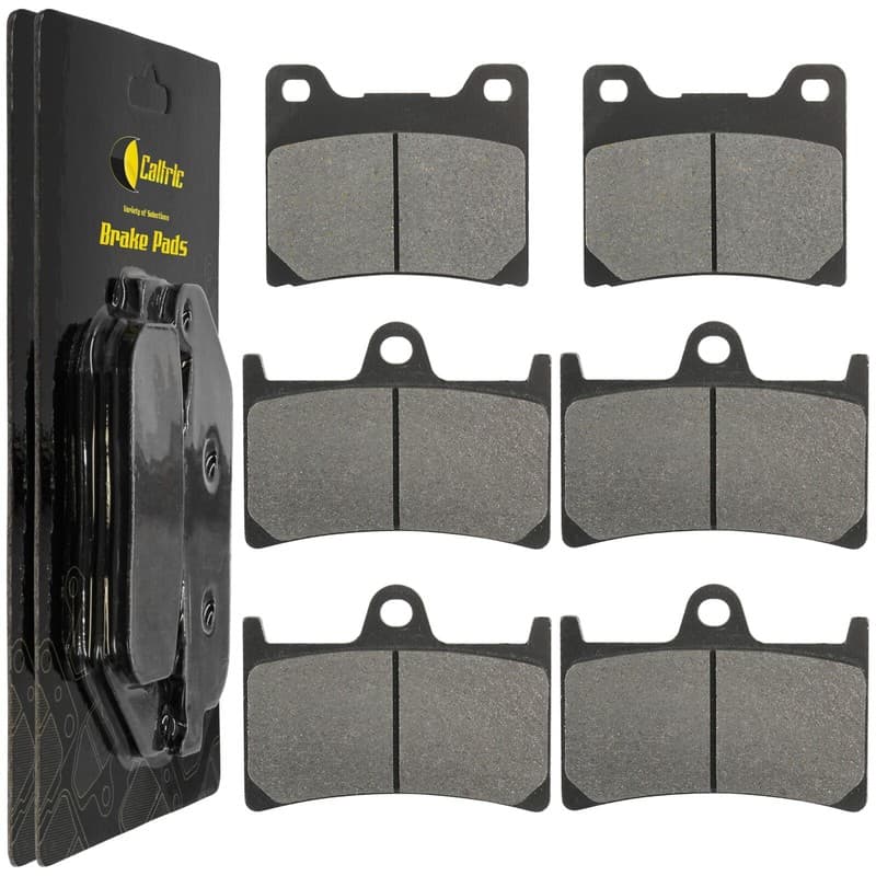 Caltric Front Rear Brake Pad for Yamaha YZF600 YZF600R 1997 1998 1999 2000-2007