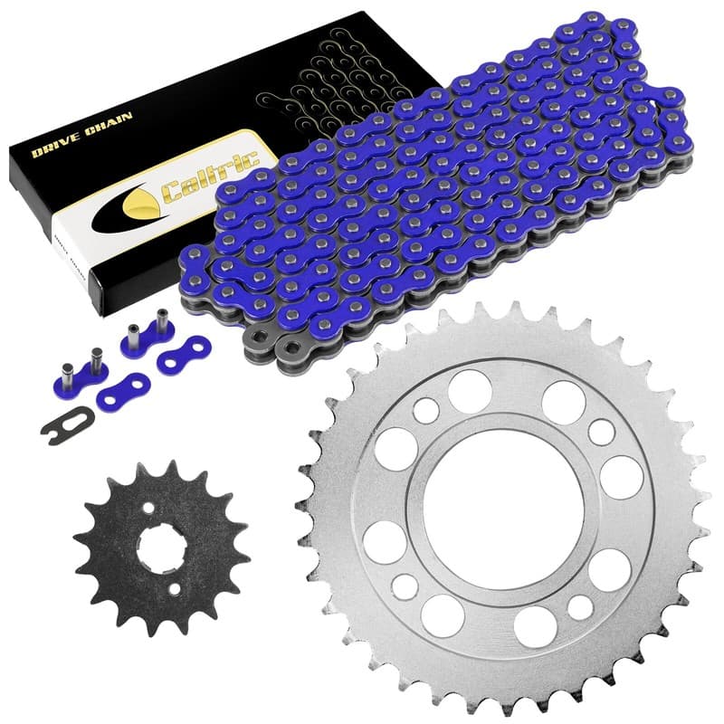 Celox Drive Chain & Sprockets Kit Fits HONDA CM400A CM400C CM400E CM400T / Blue
