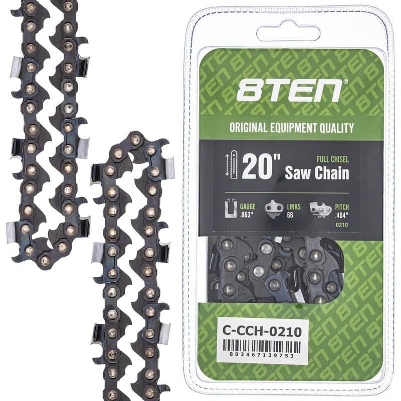 Full Chisel Chainsaw Chain 20 Inch .063 .404 66DL for Stihl 066 MS 650 660