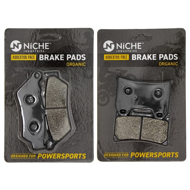 NICHE Brake Pad Set for Victory Touring Cruiser Kingpin Vegas Front Rear Organic