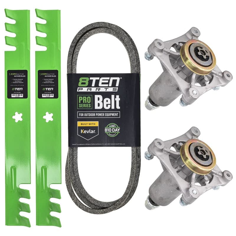 8TEN Blade Spindle Belt Kit for Husqvarna YTH2042 YT1942 42 Inch 532127843