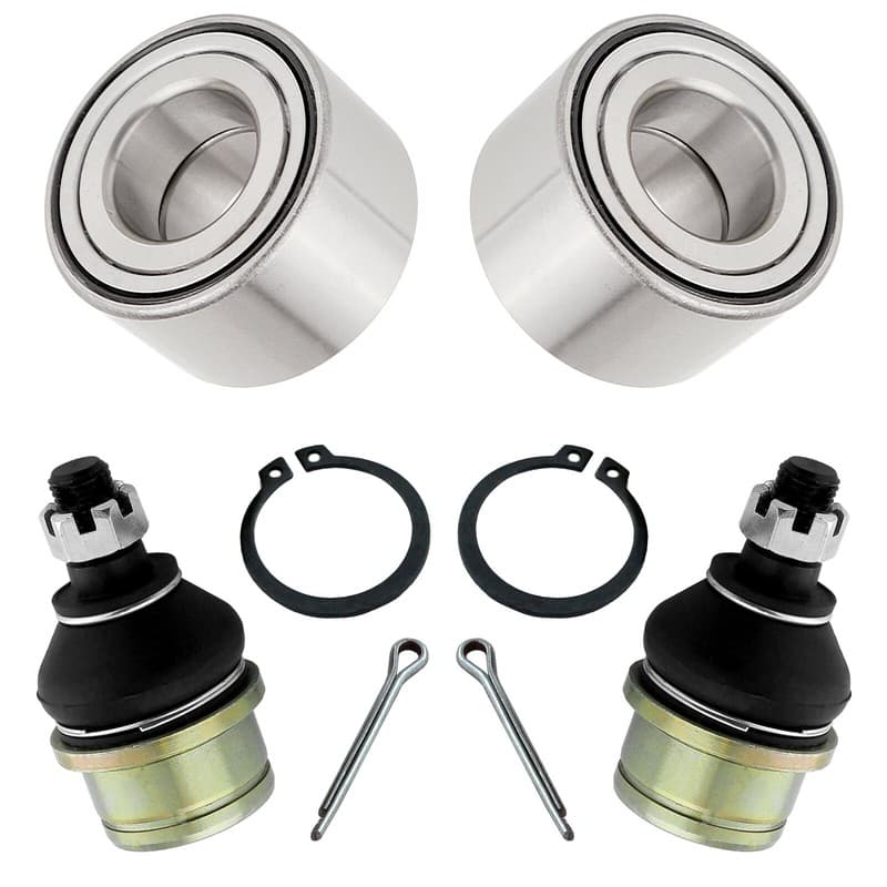 2 Front Wheel Knuckle Ball Bearing Joint For Honda TRX420 Rancher 420 4X4 14-24