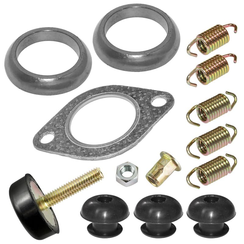 Exhaust Muffler Silencer Kit for Polaris Ranger 500 4X4 Crew / Midsize 2011-2013