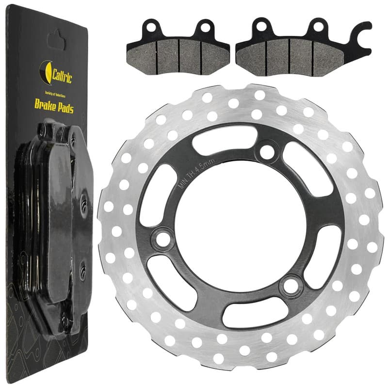 Rear Brake Disc Rotor With Brake Pads for Kawasaki 41080-0114-11H