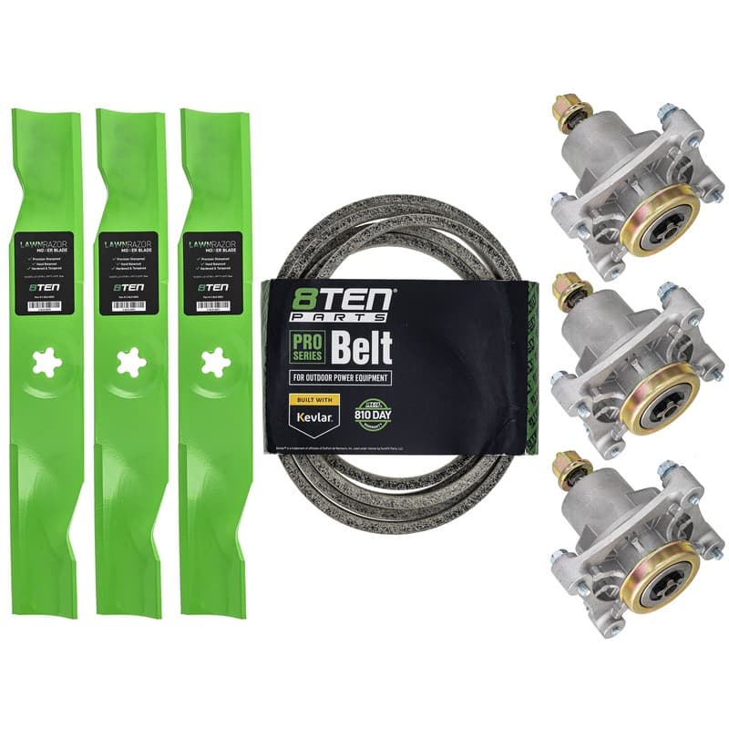 8TEN Blade Spindle Belt Kit for Husqvarna AYP Z4822 Z4824 48 inch 532180054