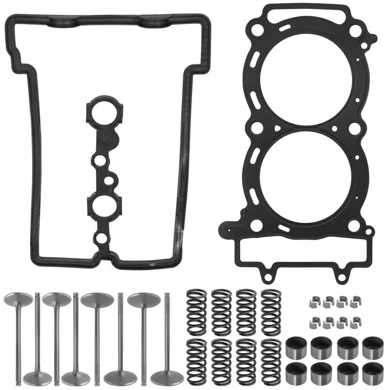 Cylinder Head Intake Exhaust Valve Kit for Polaris RZR 4 900 2014