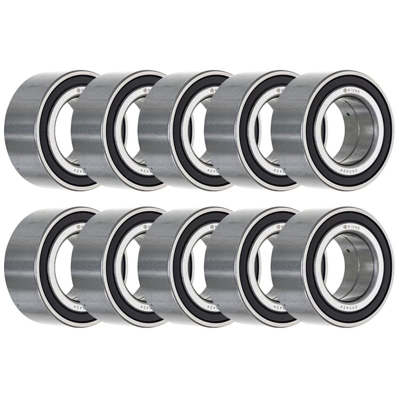 NICHE Wheel Bearing 30x54x24mm Single Row Deep Groove 10 Pack