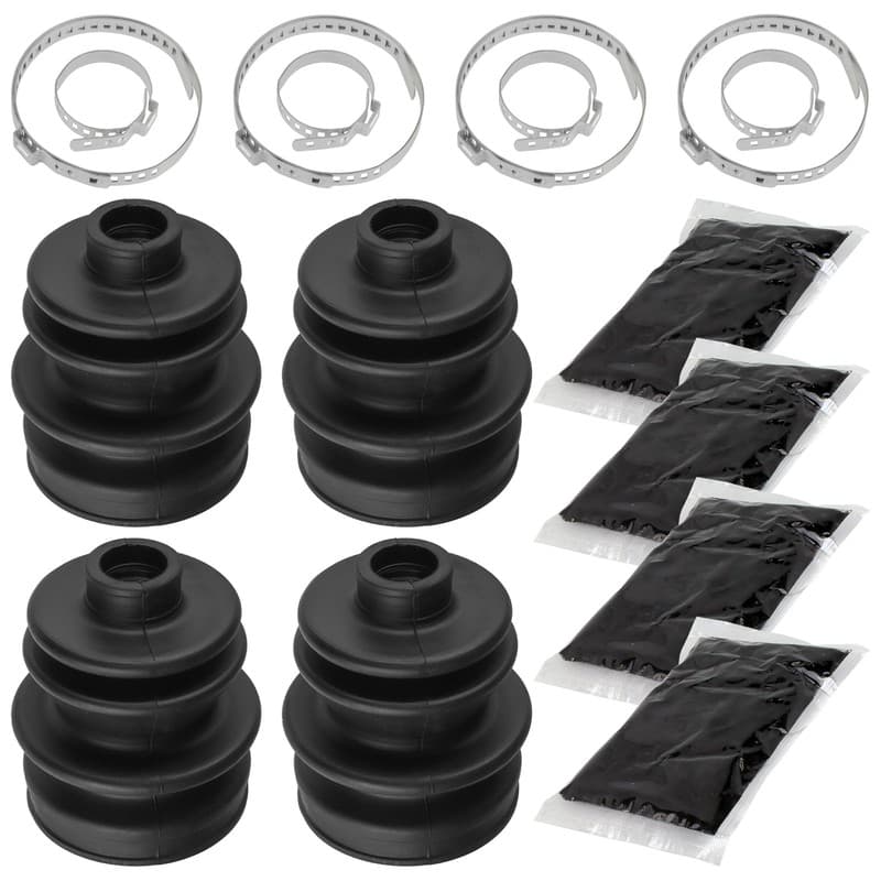 2 Rear Axle Inner And Outer CV Boot Kit for Arctic Cat 250 2X4 4X4 1999 2000 01