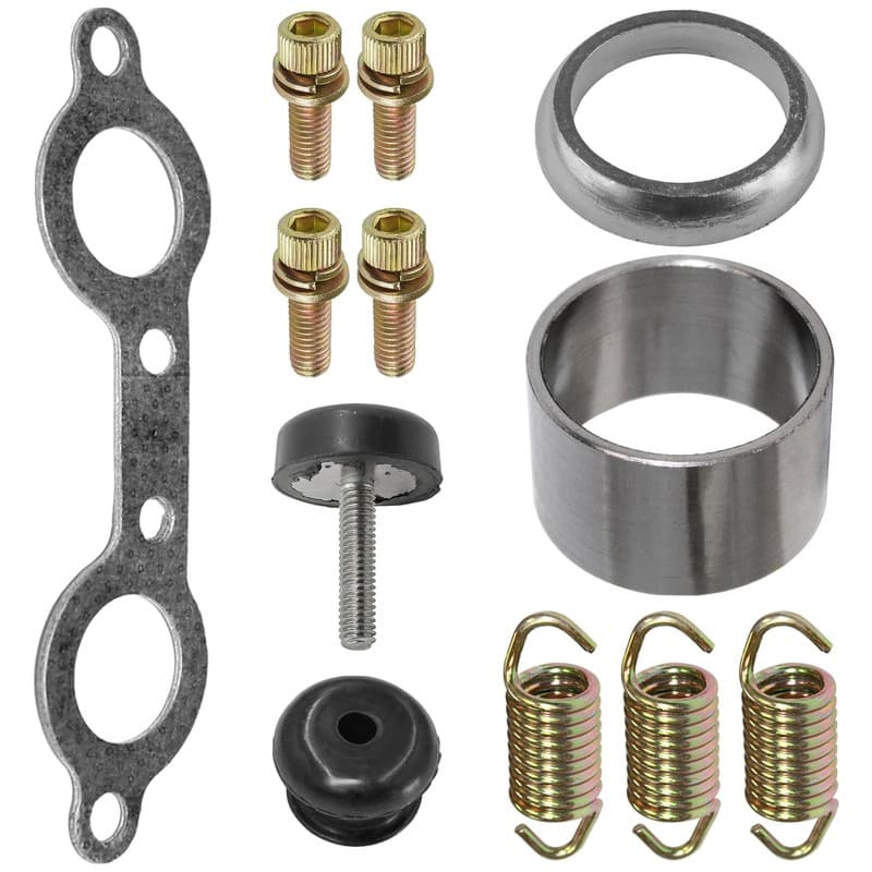 Complete Exhaust Muffler Silencer Kit for Polaris RZR 4 800 EFI 2010 2011 - 2014