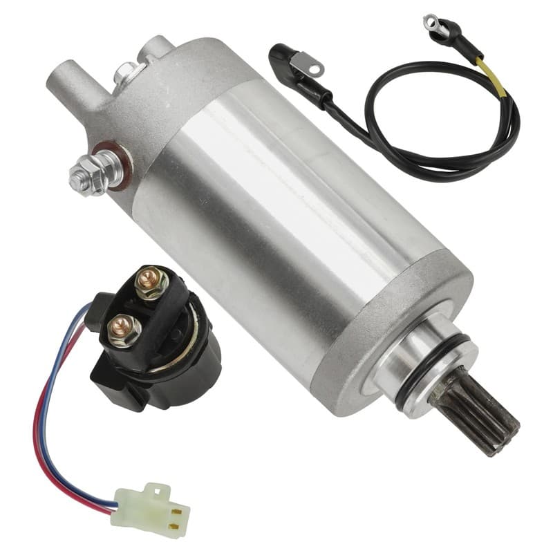 Starter & Relay Solenoid for Yamaha Moto-4 250 YFM250 1989 1990 1991 Atv