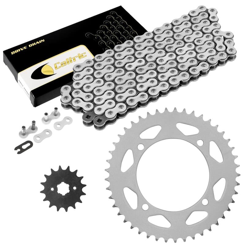 Drive Chain & Sprockets Kit For Yamaha XV250 V-Star 250 2008 2009 2010 2011-2016