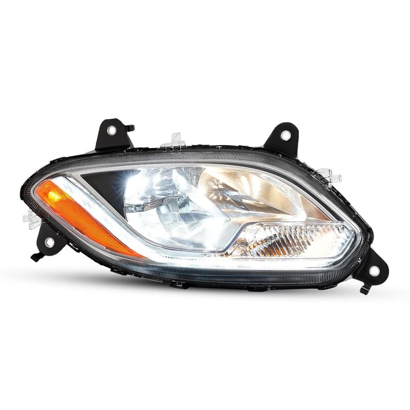 LED Headlight For International Harvester LT LT625 2017-2021 W/Bulbs RH Side