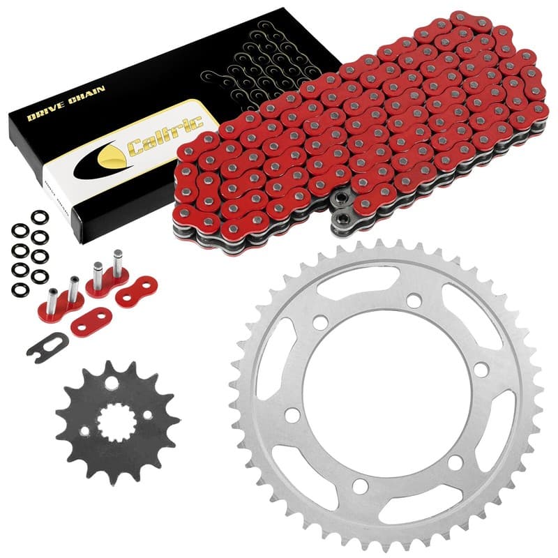 Red O-Ring Drive Chain & Sprockets for Yamaha YZF600R YX600R YZ600R 1995-07