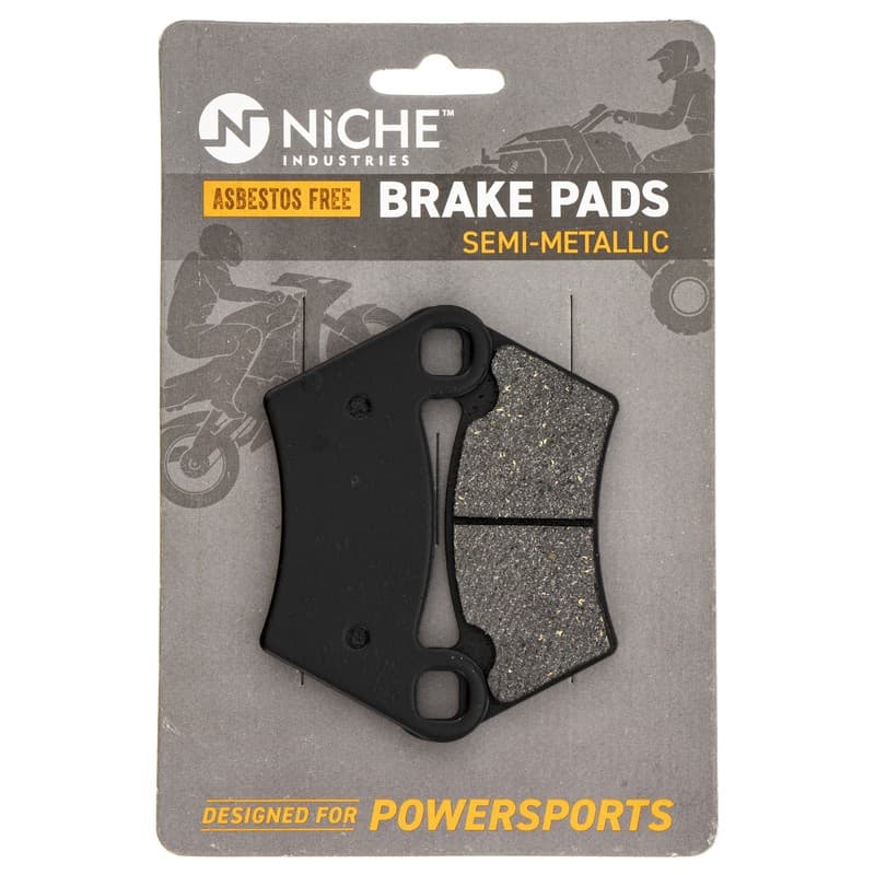 NICHE Semi-Metallic Brake Pad Set for Polaris ACE Ranger 500 2202413 2000-2018