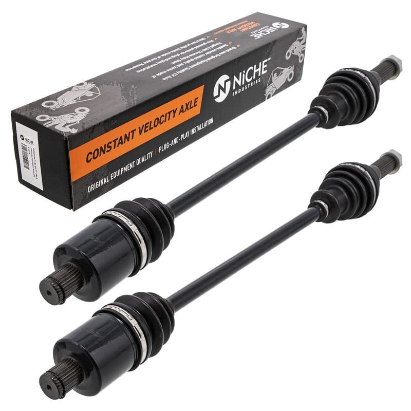 NICHE Rear CV Axle Half Drive Shaft for Polaris RZR XP 4 900 1332960 2 Pack UTV