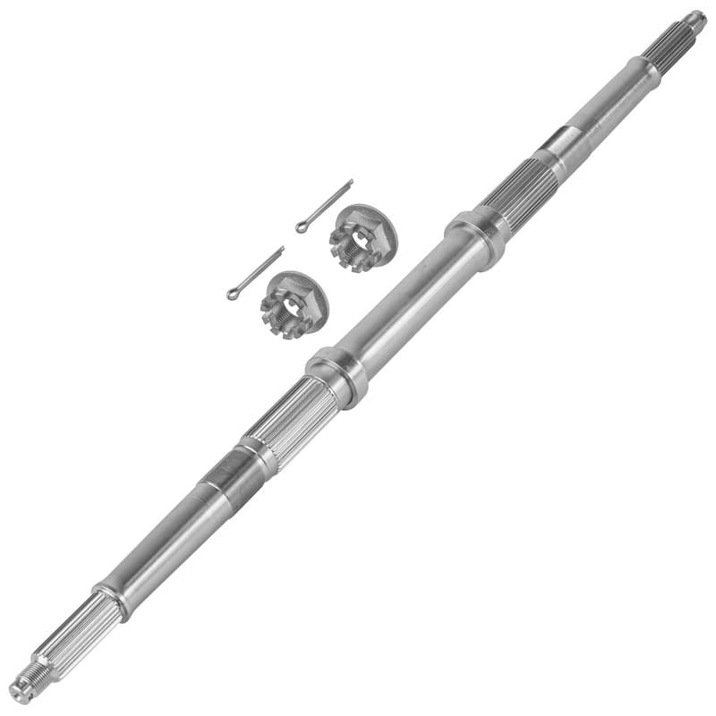 Rear Axle Shaft W/Castle Nuts Pins For Honda TRX300FW Fourtrax 300 4X4 1992-2000