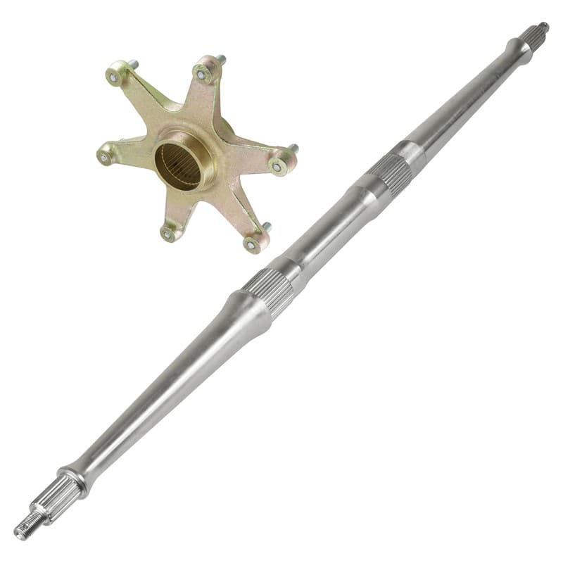 Rear Axle Shaft w/ Sprocket Axle Collar for Yamaha Warrior 350 YFM350 1989-2004