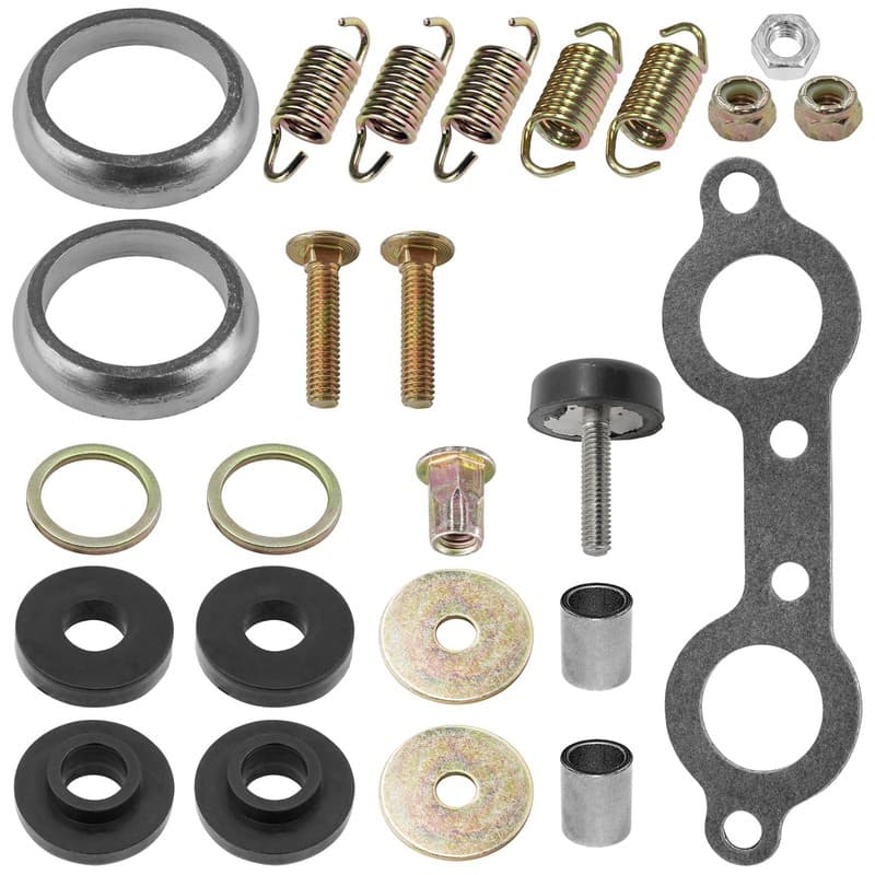 Exhaust Muffler Silencer Kit for Polaris Sportsman 600 Twin 2003 2004 2005 ATV