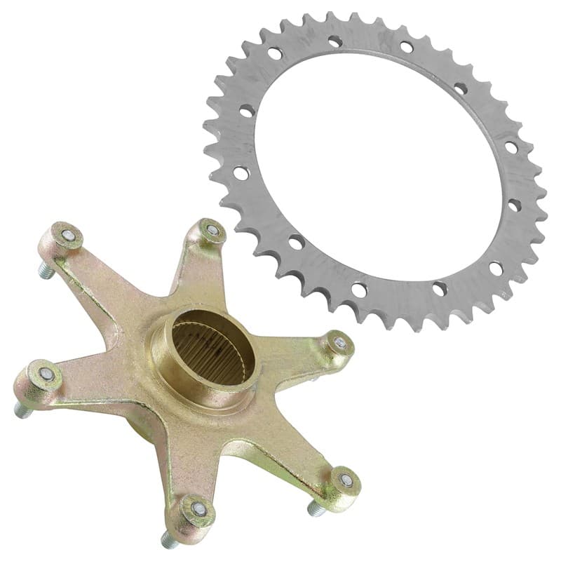 Caltric Rear Axle Collar w/ Sprocket for Yamaha Warrior 350 YFM350 1989-2004