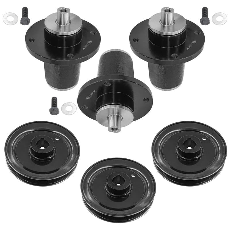 607407 607407P 60" Deck Spindle & Pulley for Hustler Diesel Z RD X-ONE Super S