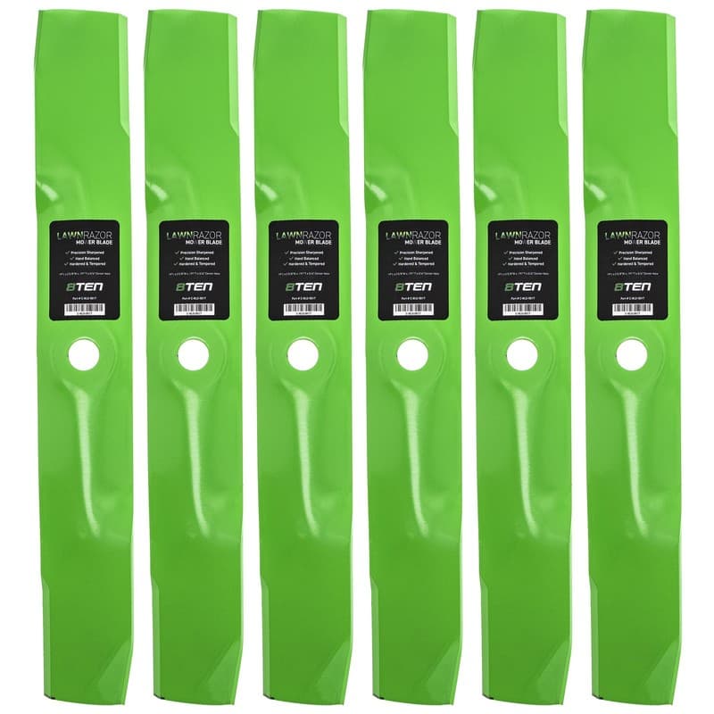 LawnRAZOR Blade for John Deere 1023E GX255 M143520 54C Deck Medium Lift 6 Pack