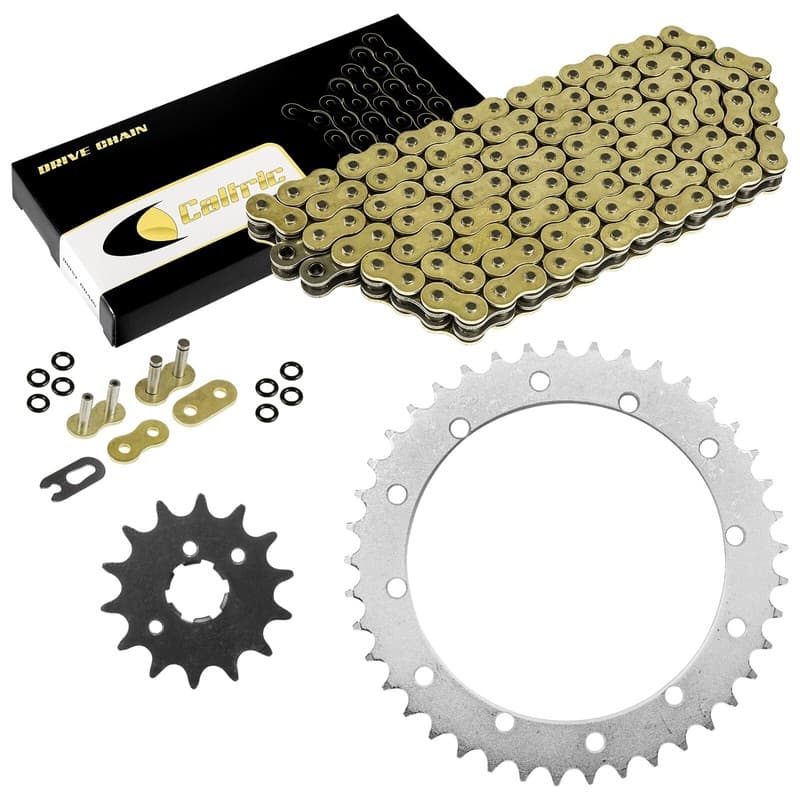 Golden O-Ring Drive Chain & Sprockets Kit for Yamaha Banshee 350 YFZ350 1989-06