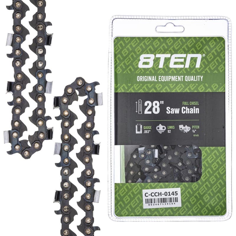 Full Chisel Chainsaw Chain 28 Inch .063 3/8 92DL for Stihl 44 56 MS 441 660 661