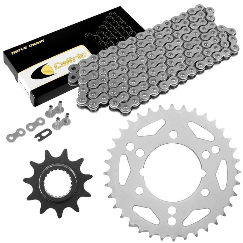 Drive Chain & Sprockets Kit for Polaris Trail Blazer 250 2001 2002 2003 / Steel