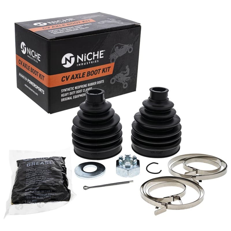 NICHE Rear CV Axle Boot Kit for Can-Am 705500929 705500907 Outlander 400 Max ATV