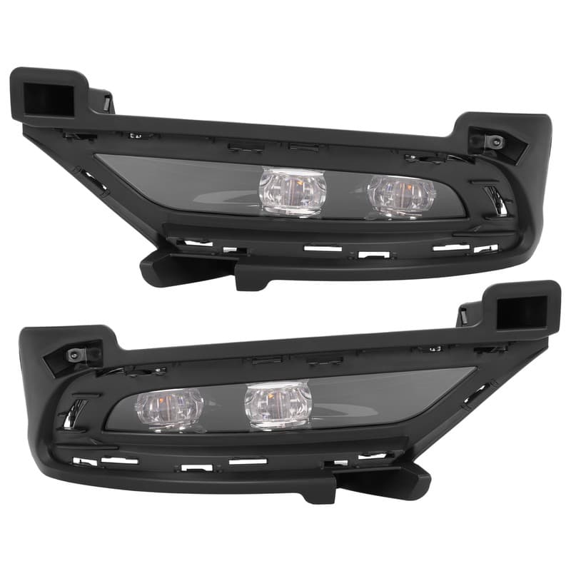 LED Bumper Fog Lights W/ Bezel Left+Right Pair For Chrysler 300 2015 - 2024