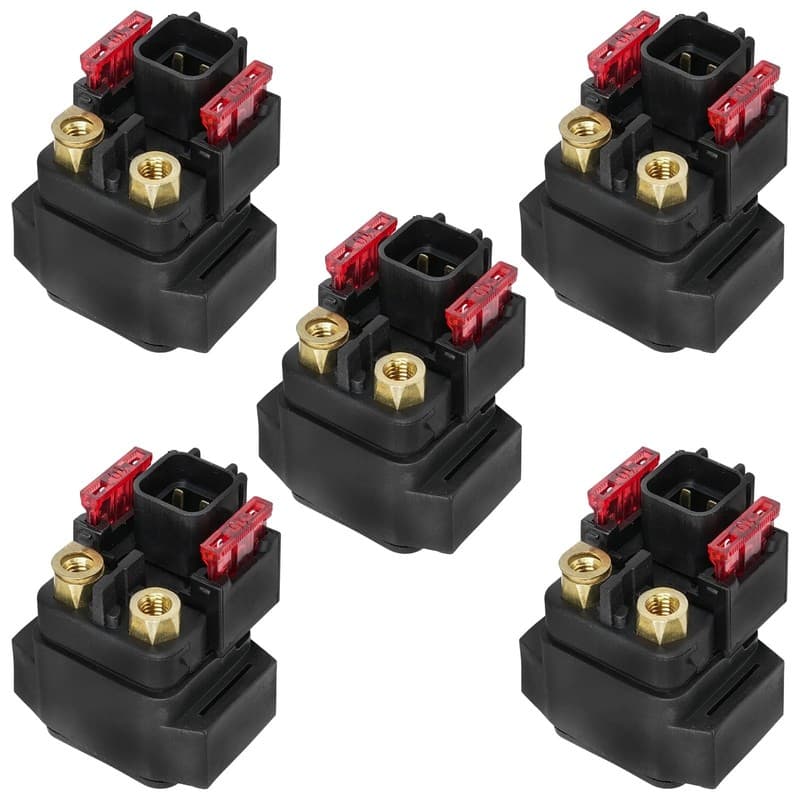 Starter Solenoid Relays for Yamaha Rhino 700 Fi YXR700F YXR700 F 2008-2013 / 5x